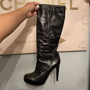 L.A.M.B. Knee high boots